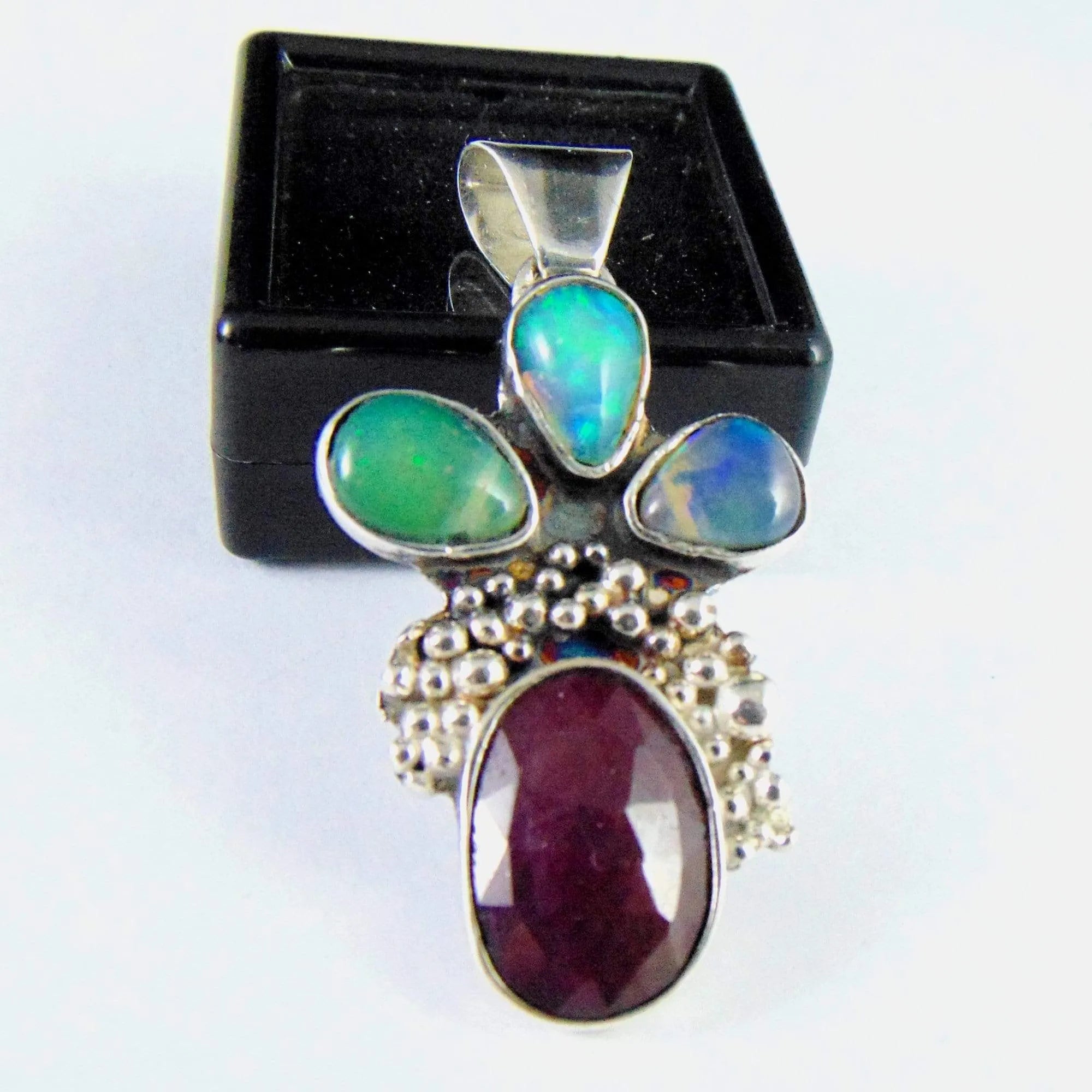 Wisior Rubinowy Ogród - EPIR Art Jewellery&Gemstone