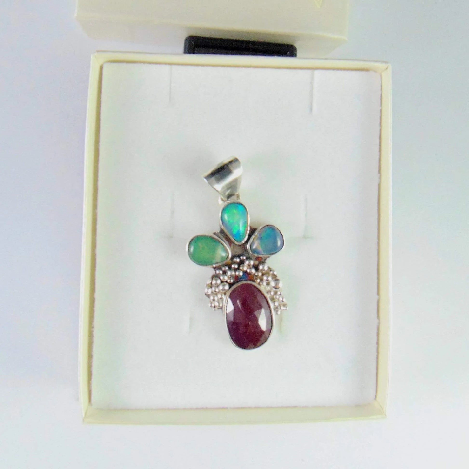 Wisior Rubinowy Ogród - EPIR Art Jewellery&Gemstone