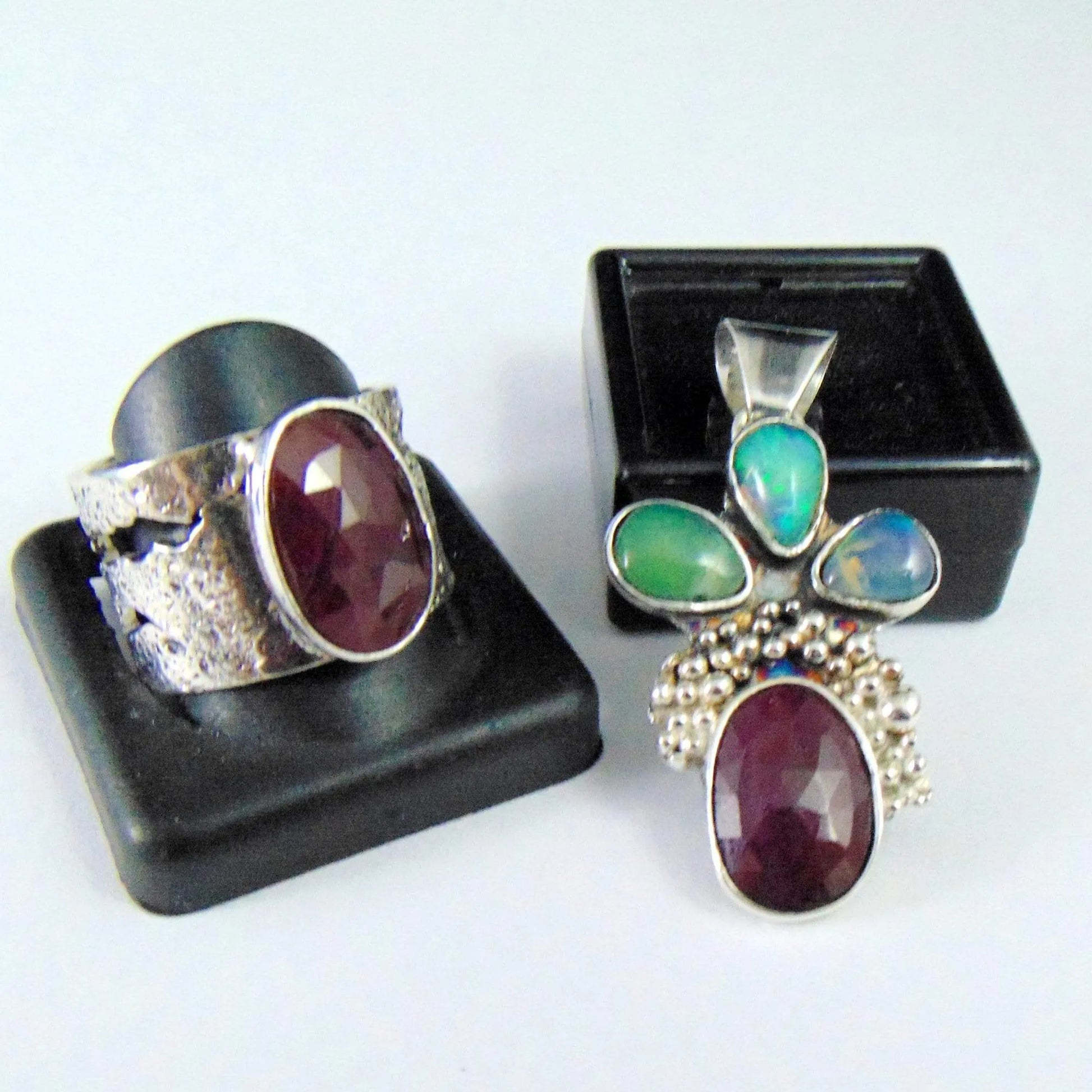 Wisior Rubinowy Ogród - EPIR Art Jewellery&Gemstone