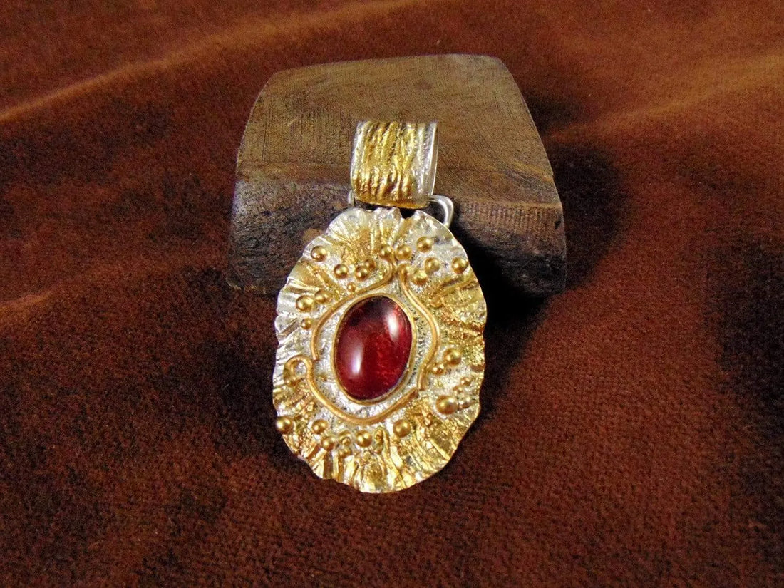 Wisior Srebrny z Turmalinem, Artystyczny - EPIR Art Jewellery&Gemstone