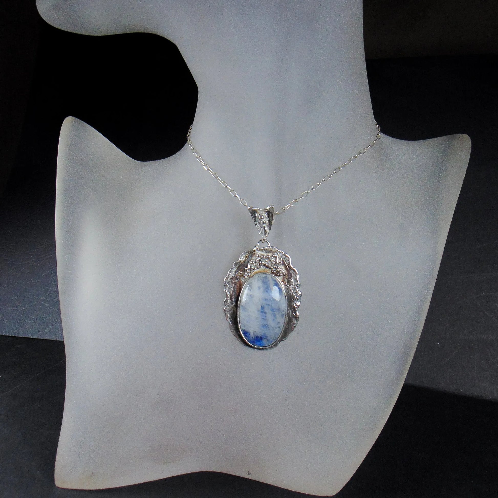 Wisior z kamieniem księżycowym - EPIR Art Jewellery&Gemstone