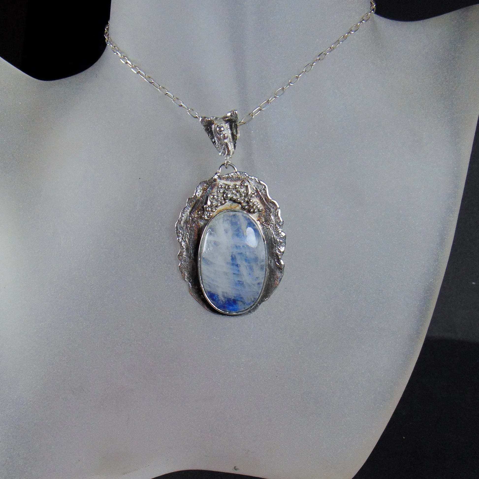 Wisior z kamieniem księżycowym - EPIR Art Jewellery&Gemstone