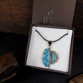 Wisior z larimarem i opalem - EPIR Art Jewellery&Gemstone