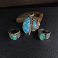 Wisior z larimarem i opalem - EPIR Art Jewellery&Gemstone