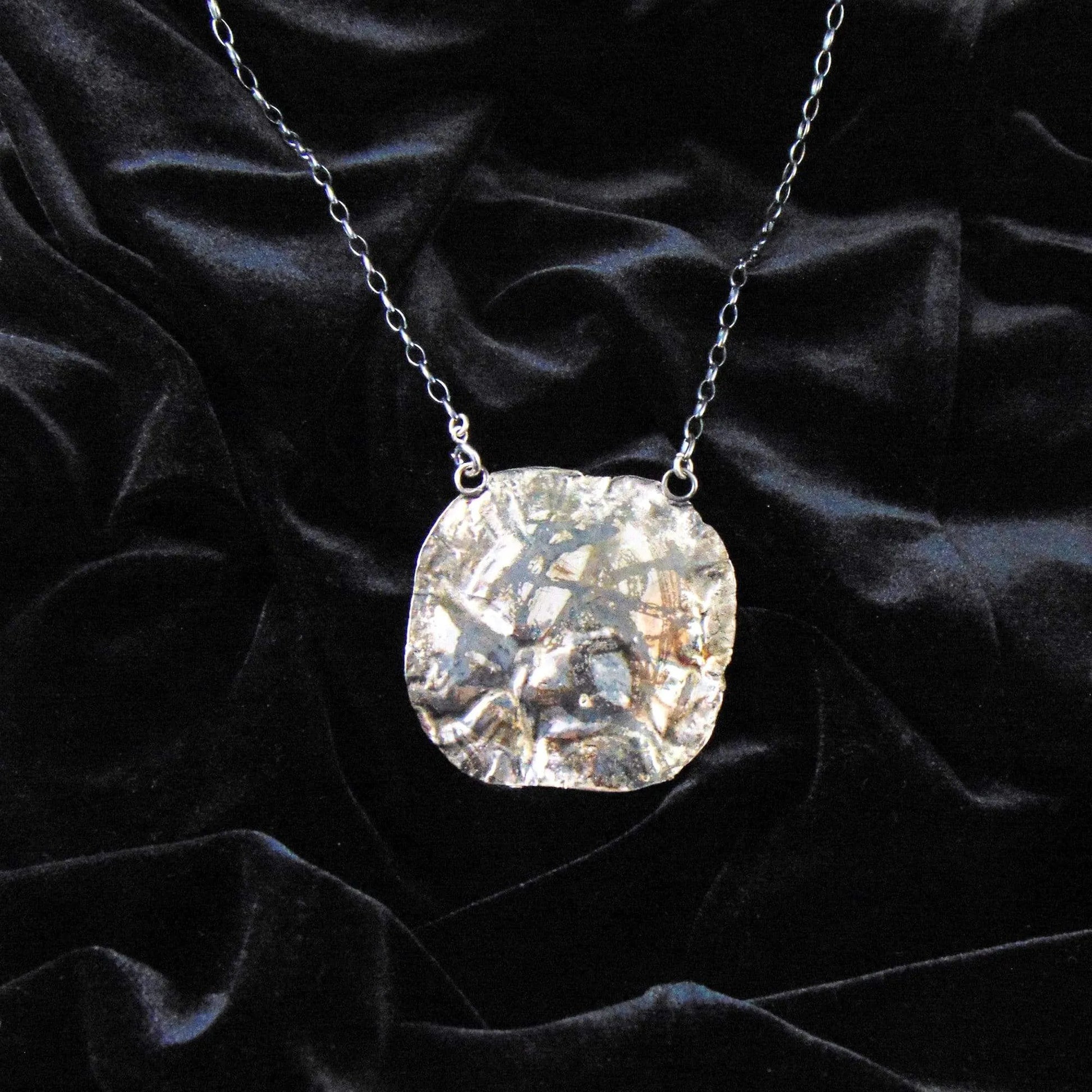Wisior z Pomarańczowym Opalem - Jesienne Słońce - EPIR Art Jewellery&Gemstone